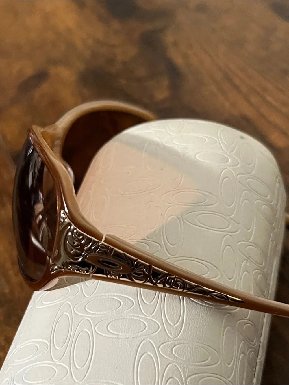Oakley belong 05-915 54[]14 Women's Brown Gradient Lens Sunglasses